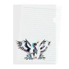 ttm100のカラフルな鳥 Clear File Folder