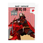 Dosukoi9565のsusi-samurai クリアファイル