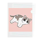 猫の休憩所withこにゃくとのムース君応援グッズ Clear File Folder