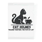  cat Holmesのdaily life at home Clear File Folder