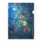 森口慶一　絵画グッズ　の色鉛筆画『立夏の夜に』クリアファイル Clear File Folder