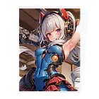 CONV工房公式グッズのメンテナンスを受けるメカ娘 Clear File Folder