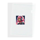 B_possibleのピンク髪の少女 リアルVer. Clear File Folder