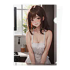 天乃鯱の裸エプロン(シオン) Clear File Folder