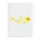 mumusの魚　flame Clear File Folder