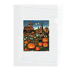 waffle2000のハロウィン風景 Clear File Folder