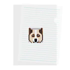 たるほのお店のピクセルアートのかわいい秋田犬 Clear File Folder