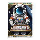 宇宙開発デザイン科の宇宙のギャンブラー Clear File Folder