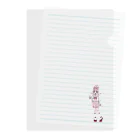 喫茶店のピース Clear File Folder