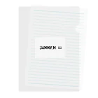 JAMMY.MのJAMMY.M ロゴ① Clear File Folder