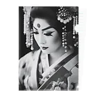 wawomotsuのJapanese Courtesan Bloom Tee ”Geisha” Clear File Folder