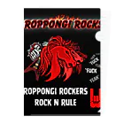 WizardWearのRoppongi Rockers Rock n Rule クリアファイル