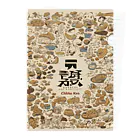 全国ご当地名産good+Sの千葉県ピーナッツ絵巻 Clear File Folder