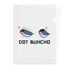 トモカピのドット文鳥（怒） Clear File Folder