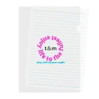 t&mのt&m enjoy life to the fullest Clear File Folder