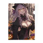 ５６アイテムズのハロウィン魔女 クリアファイル