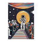 宇宙開発デザイン科の宇宙ムーン教の教え Clear File Folder