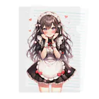 StellaのAIメイドカフェ　ジュンちゃん Clear File Folder