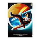 宇宙開発デザイン科の映画『スペースカンフー』 Clear File Folder