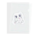 あくむ病院のしんどみうさぎちゃん Clear File Folder