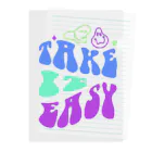 NeoNestの🌟 Take It Easy Apparel & Goods 🌟 Clear File Folder