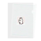 pekikoのうさぎの梅 Clear File Folder