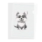 garireoの飼い主を待っている犬 Clear File Folder