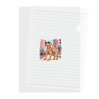 candokysの街ゆくDOG Clear File Folder