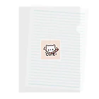mini_asuのCut 猫 Clear File Folder