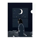 ゆいあいの眠れない夜 クリアファイル