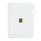 SuperTrioのCOLOR CAT Clear File Folder