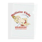 HIGEQLOのGuillotine choke Clear File Folder