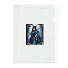 ZZRR12の「狐魔女の蒼き炎」 ： "The Azure Flames of the Fox Witch" Clear File Folder