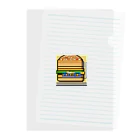 じゅんじゅんのチーズバーガー Clear File Folder