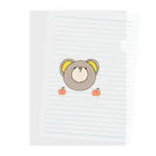 yutakaokaのゆるいくま Clear File Folder