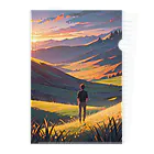 卯月なのかのMountain Journey　〜峻険の先に待つ絶景の旅〜　No.2「こういうのがいい」 Clear File Folder