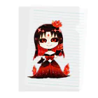 あったか〜い白湯の辰砂嬢ミニ Clear File Folder