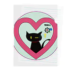 Amasyuiroのmagboxシリーズ　～ウィンク黒猫～ Clear File Folder