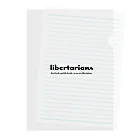 DON10のlibertarians Clear File Folder