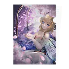 リネのお花の妖精 Clear File Folder