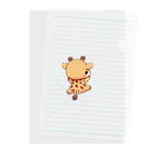 ゆづるの首を使わないキリン Clear File Folder