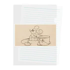 mickeymouse2024の【100個限定】懐かしのミッキー＆ミニー Clear File Folder