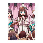 k.corporationのAI美女バンド Clear File Folder