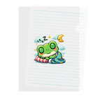 Shiba_IncのSleeping frogs(熟睡する蛙) Clear File Folder