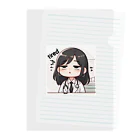 MIKAMIN SHOPのドクター♡感情日記（TIRED） Clear File Folder