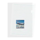 あかいはちのフィリピンの旅客機 Clear File Folder