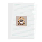 ナイスドリップくんのナイスドリップくん Clear File Folder