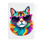 629_CAT_ARTのグラカラキャット2 Clear File Folder