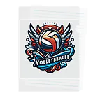 【volleyball online】のLINEスタンプ風 クリアファイル