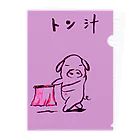 maguro8xpのmaguro トン汁 Clear File Folder